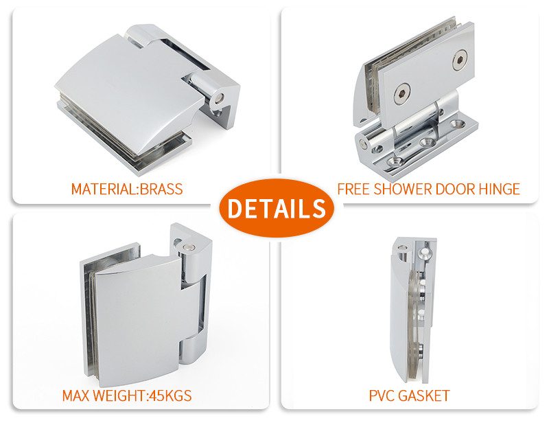 Frameless Bifold Shower Door Hinge For Bathroom Glass - Buy bifold ...