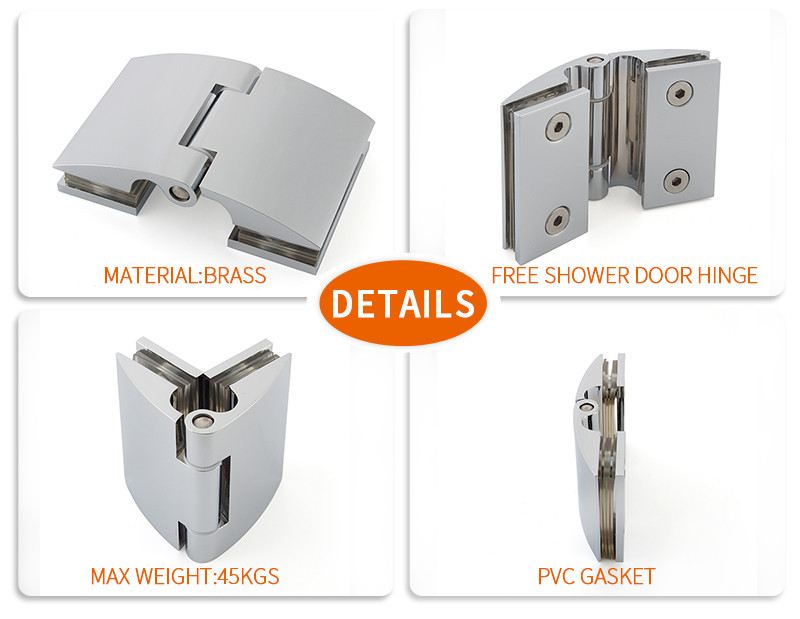 Brass Hydraulic Glass to Glass Shower Door Hinge Buy brass shower