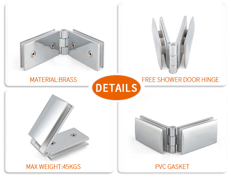 Continuous Full Length Shower Door Hinge Glass To Glass Buy shower