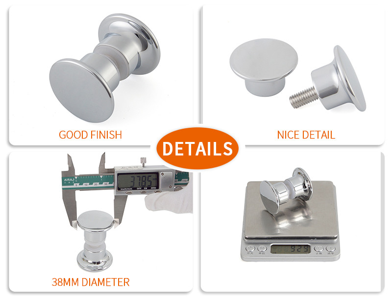 Sliding Round Glass Shower Door Knobs Chrome Buy sliding shower door